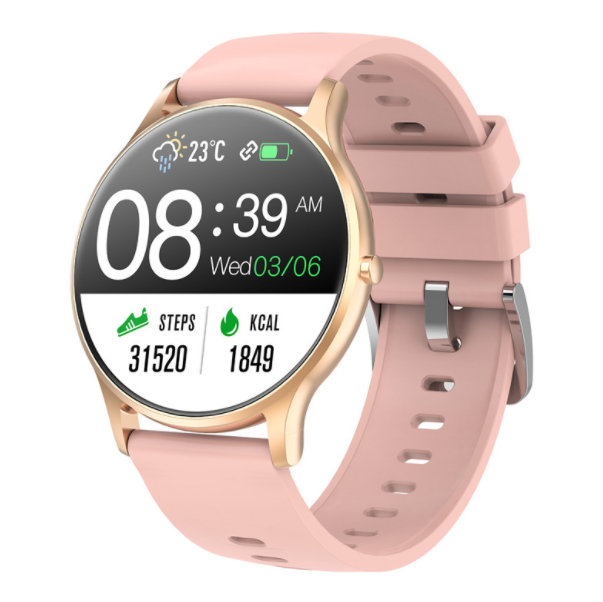 S33 Smart Watch Heart Rate, Blood Pressure, Blood Oxygen, Sleep Monitoring, Remote Control Photo Bracelet (Gold Powder)