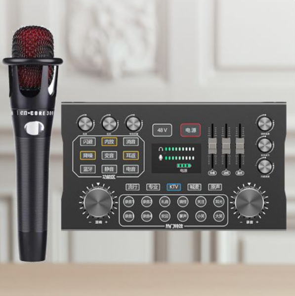 P12 Live Streaming Equipment Kit (P12 + E300 + Headset + OTG (choose one of two))