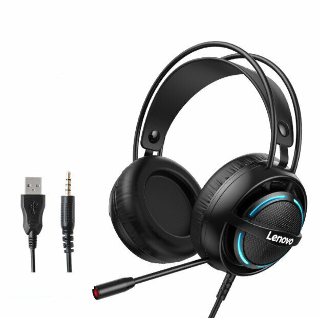 熱賣適用於lenovo聯想G30頭戴式耳機帶麥克風（G30A 3.5 +USB 接口）