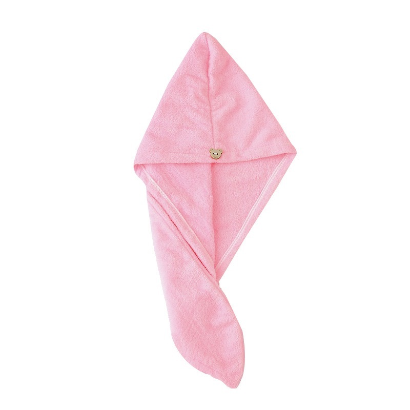 小熊吸水乾髮帽