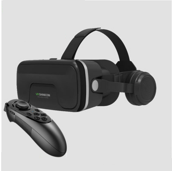 新款VR眼鏡戴式耳機一體智能3d眼鏡（12代加大款+052遙控）