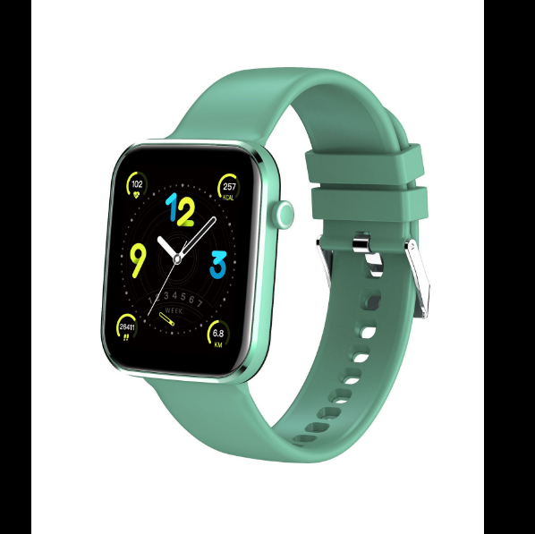 Large-screen Bluetooth sports heart rate smart watch (deep pine green)