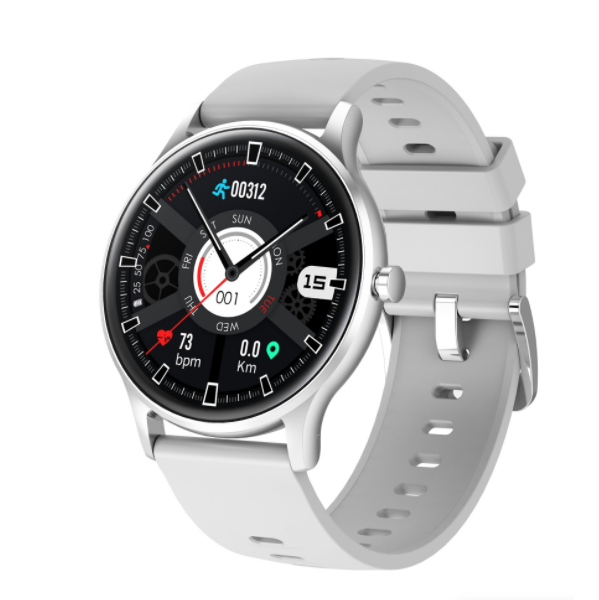 Exercise, blood pressure, blood oxygen, heart rate, sleep monitoring, smart watch (silver gray)