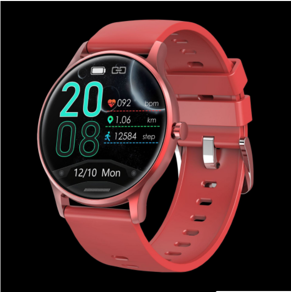 Exercise, blood pressure, blood oxygen, heart rate, sleep monitoring, smart watch (red)