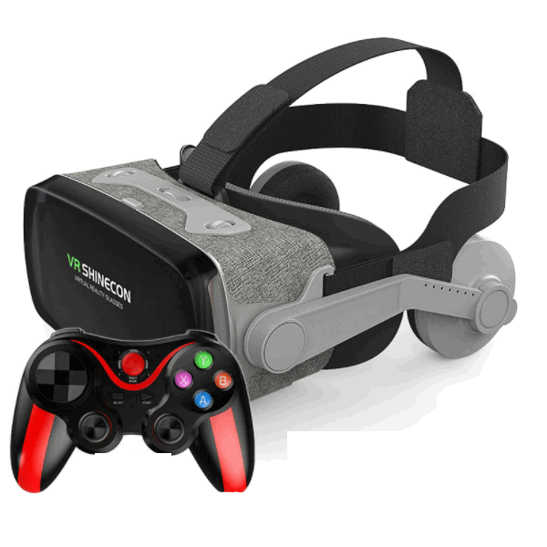 熱推VR九代耳機一體智能眼鏡（9代耳機版+C018遊戲手柄）
