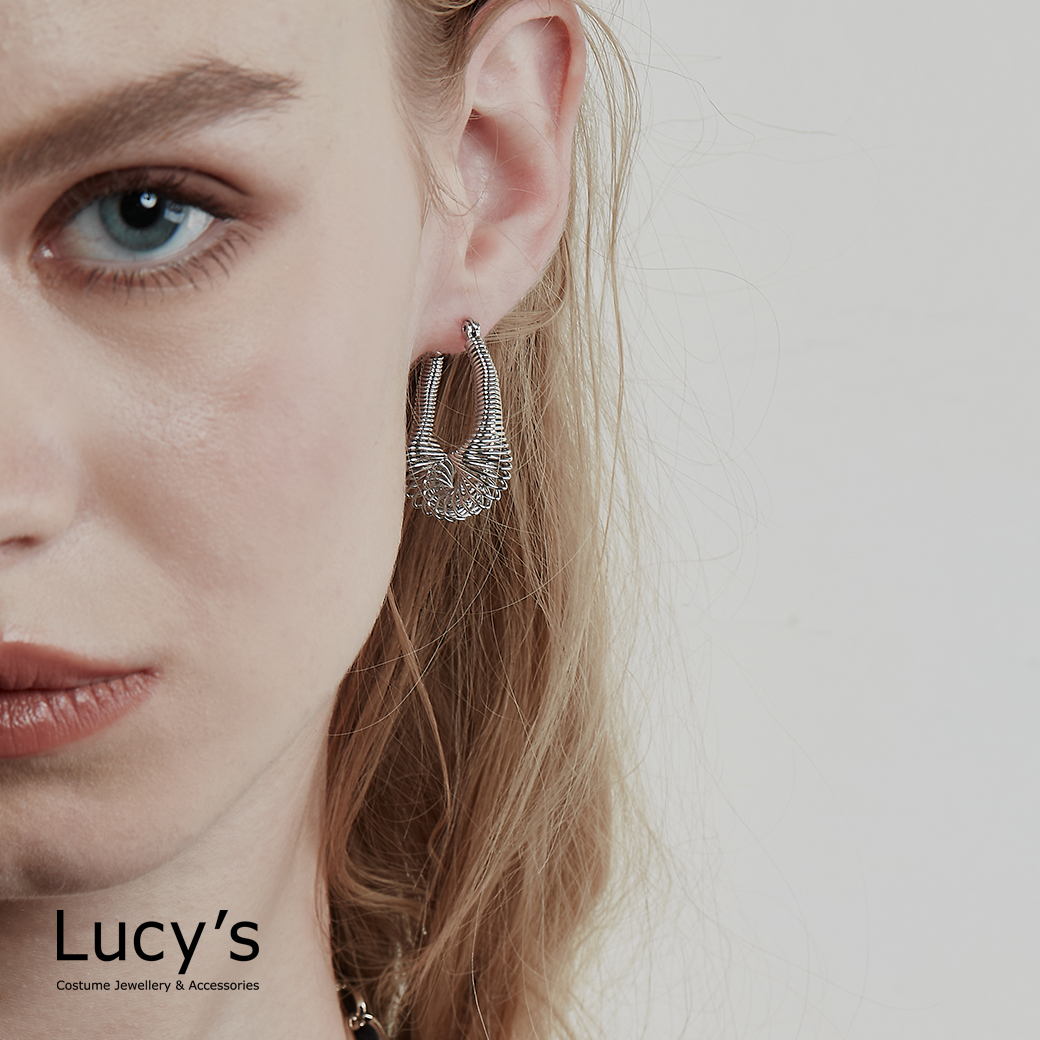 Lucy's X RO HUANG．易扣耳環 (二色) (118863/118864)