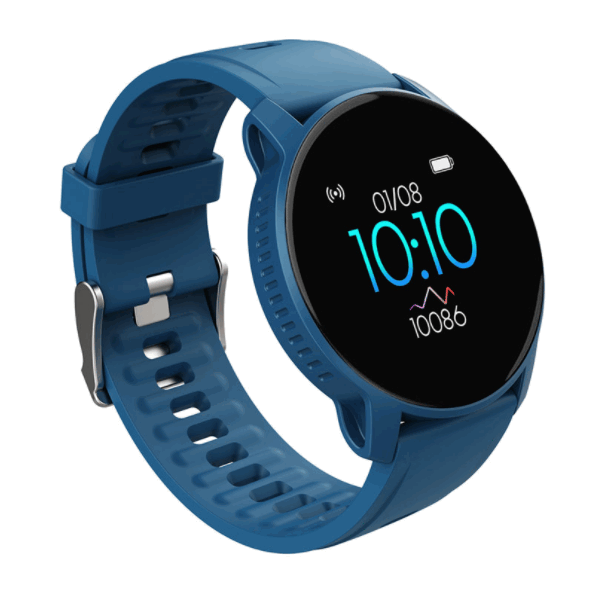 Table Exercise Heart Rate Blood Pressure Blood Oxygen Monitoring Smart Band Watch (Blue)