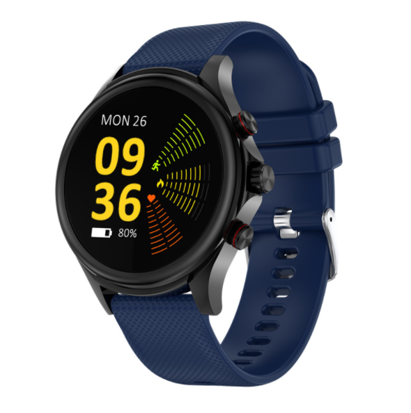 MW-ONE Bluetooth Call Smart Watch Multi-Dial Heart Rate Healthy Exercise (TPU-Blue)