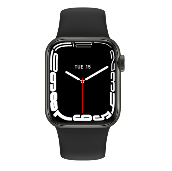 M7 mini smart watch wearfit pro bluetooth call custom watch face sports health (black)