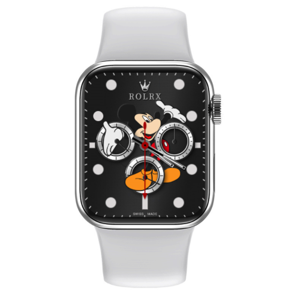M7 mini smart watch wearfit pro bluetooth call custom watch face sports health (silver gray)