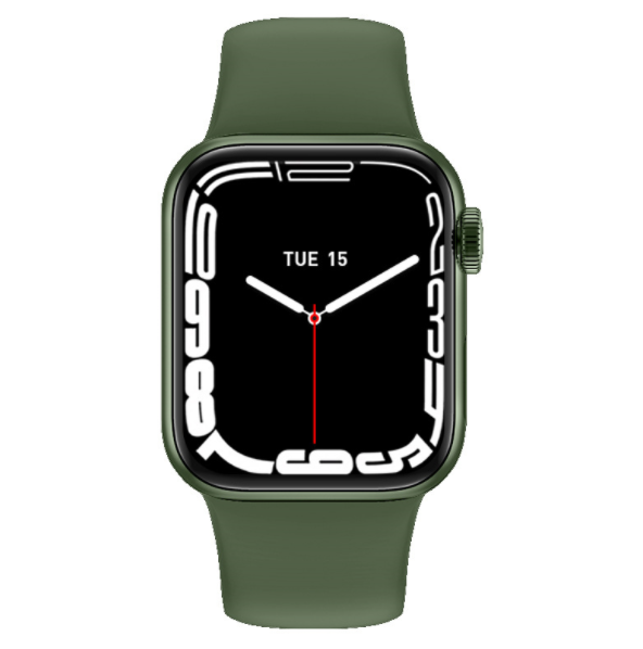 M7 mini smart watch wearfit pro bluetooth call custom watch face sports health (green)