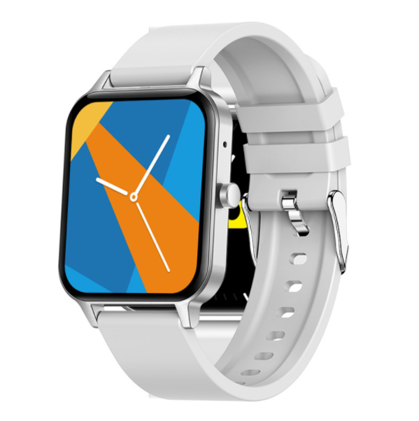 MX7 Smart WatchLocal MusicBluetooth CallsBody Temperature MonitoringHeart RateBlood Pressure Smart Split Screen (White)