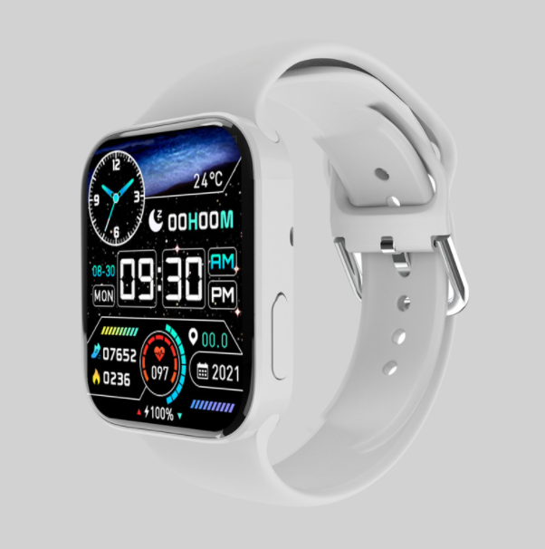 N76 Smart Watch Sleep Heart Rate, Blood Pressure, Blood Oxygen Monitoring, Wireless Bluetooth Call, Sports Bracelet (White)