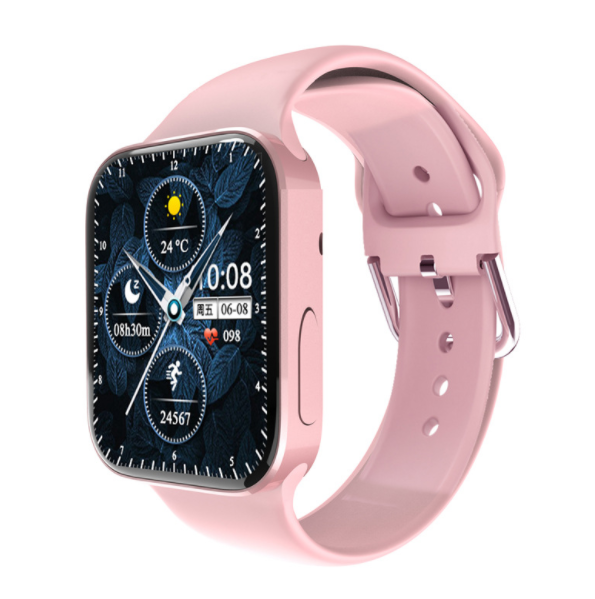 N76 Smart Watch Sleep Heart Rate, Blood Pressure, Blood Oxygen Monitoring, Wireless Bluetooth Call, Sports Bracelet (Pink)