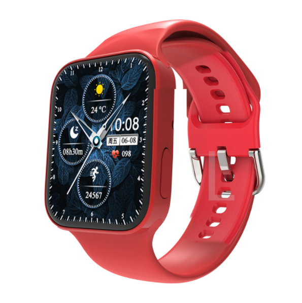 N76 Smart Watch Sleep Heart Rate Blood Pressure Blood Oxygen Monitoring Wireless Bluetooth Call Sports Band (Red)