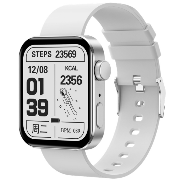 NK20 Smart Watch Bluetooth Call Heart Rate Information Push Sports Band (White)