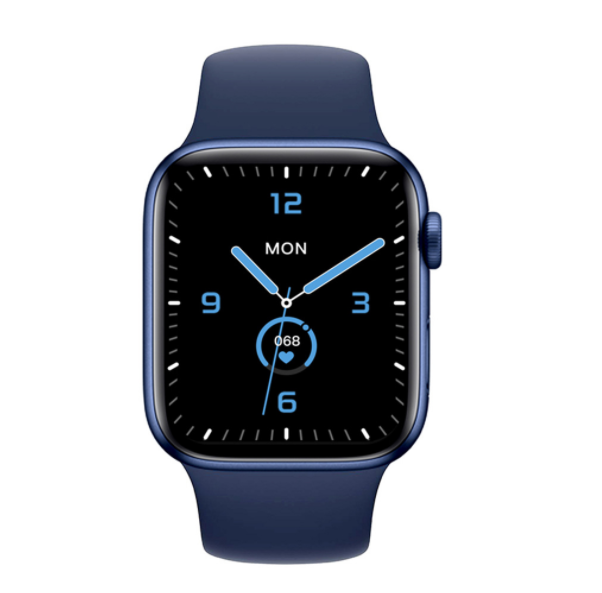 M36PLUSMAX Smart Band Bluetooth Call Watch 1.82 inch Body Temperature Color Screen Wireless Charging (Blue)
