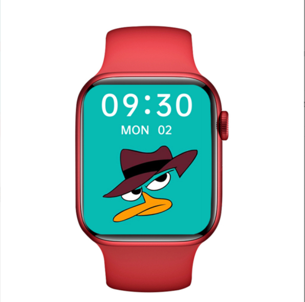 M36PLUSMAX Smart Bracelet Bluetooth Call Watch 1.82 inch Body Temperature Color Screen Wireless Charging (Red)