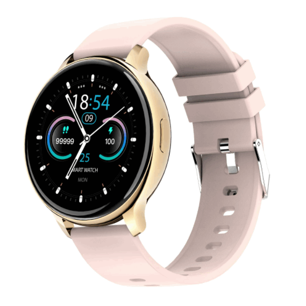 Heart Rate, Blood Pressure, Sports, Health, Bluetooth Call, Smart Watch (Pink)