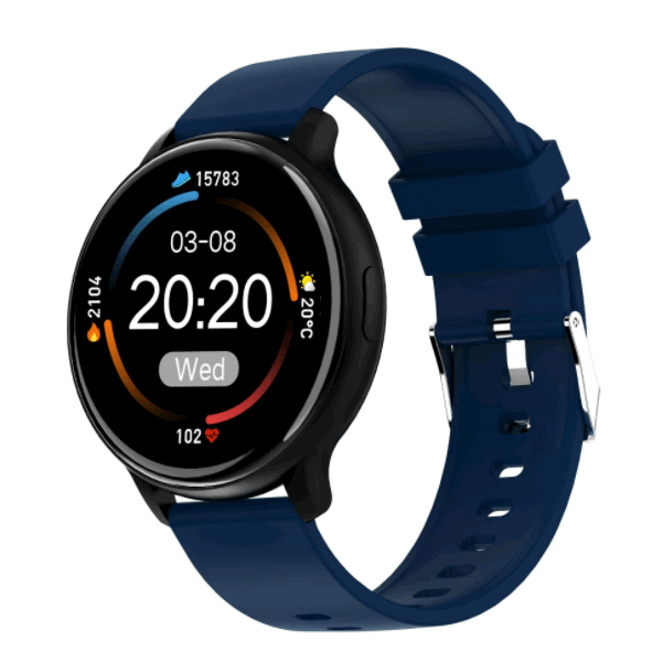 Heart Rate, Blood Pressure, Sports, Health, Bluetooth Call, Smart Watch (Blue)