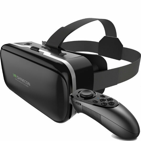 熱賣VR SHINECON VR眼鏡千幻6代魔鏡六代G04 3D手機虛擬現實頭盔（G04+052）