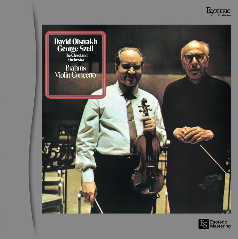 David Oistrakh/ George Szell/ Cleveland Orchestra - BRAHMS Violin Concerto OISTRAKH LP (Japan version)