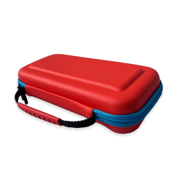 Switch OLED Storage Bag Game Console Bag Convex Quadrangular Bag (Red)