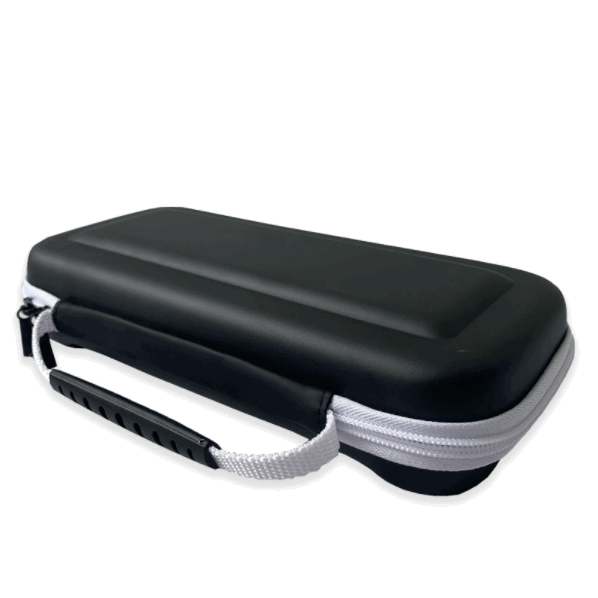 Switch OLED Storage Bag Game Console Bag Convex Square Bag (Black)