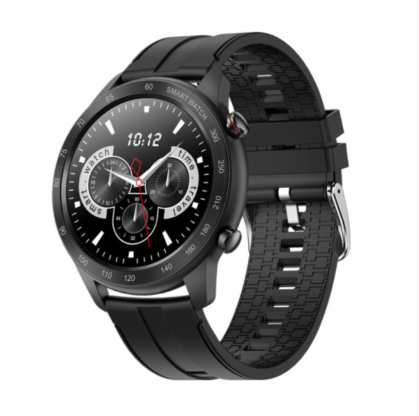 MX5 Smart Bluetooth Call Watch Heart Rate, Blood Pressure, Blood Oxygen, Sleep Monitoring, Exercise Pedometer Bracelet (TPU-Black)