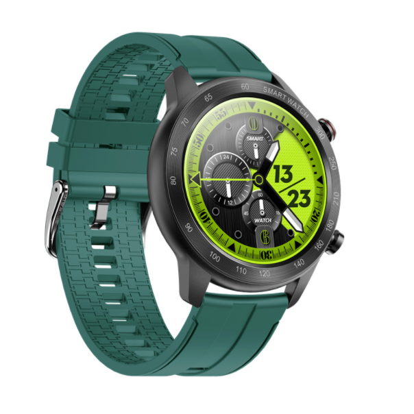 MX5 Smart Bluetooth Call Watch Heart Rate, Blood Pressure, Blood Oxygen, Sleep Monitoring, Exercise Pedometer Bracelet (TPU-Green)