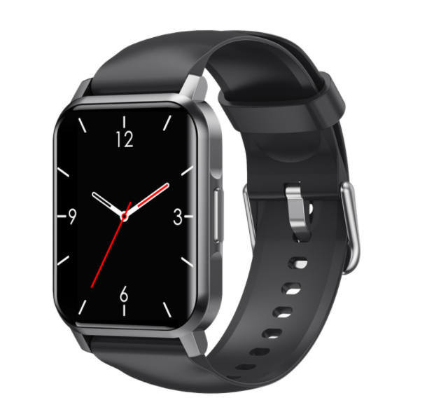 NK15 Smart Bracelet Heart Rate Sleep Sports Step Counting Message Reminder Fashion Business Watch (TPU-All Black)