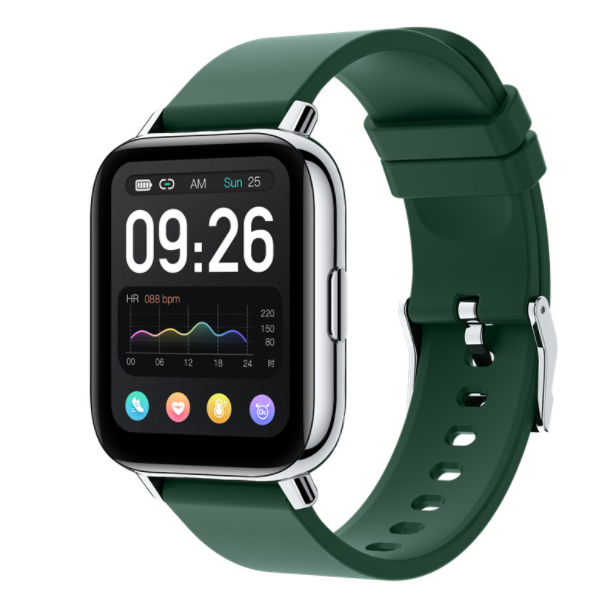 P32 Smart Band HD 1.65-inch Large Screen Heart Rate Real-time Monitoring Sports Mode Watch (Green)