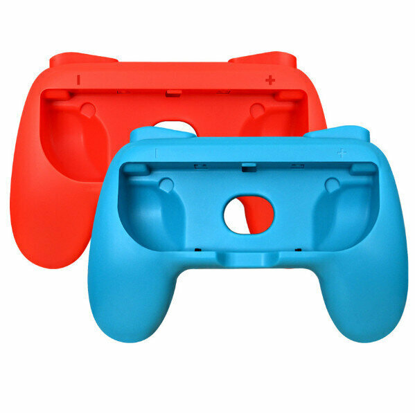 MIMD Compatible Switch Game Handmade Joycon Handmade Grip OLED Pair (Red & Blue)