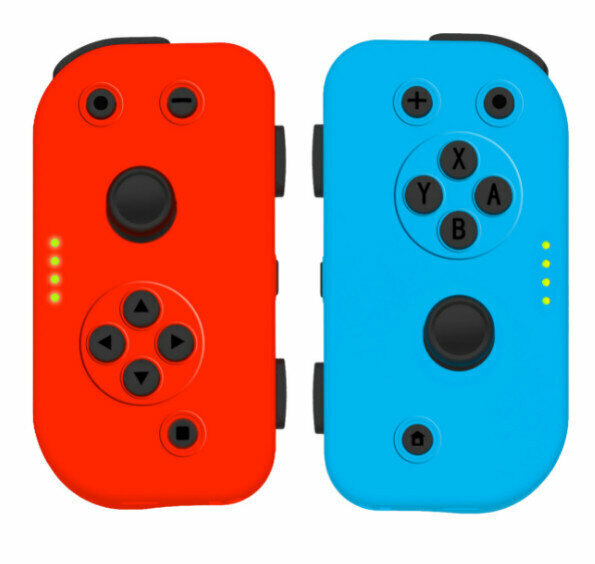 MIMD compatible switch game handmade joy-con wireless bluetooth handmade (red and blue)