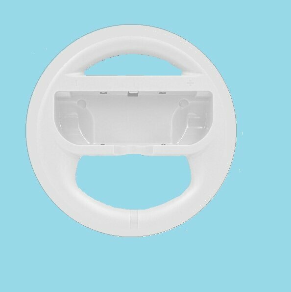 MIMD Compatible Switch Steering Wheel Game Handmade Pair (White)