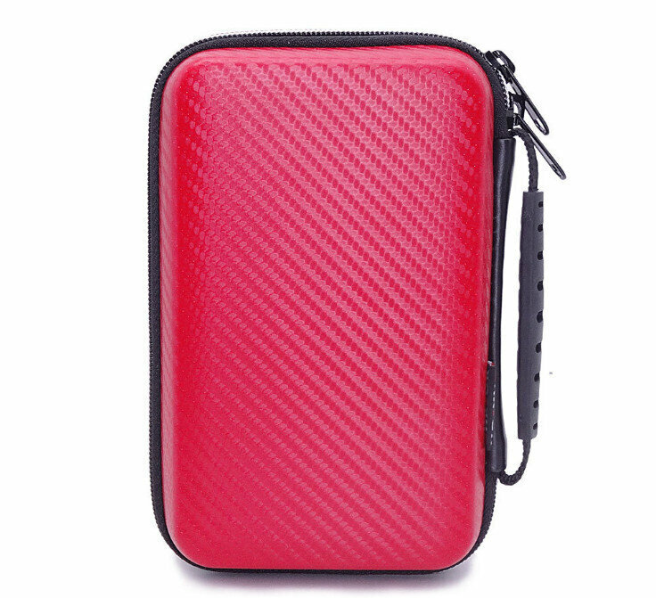 NEW 3DSXL LL Game Console Bag EVA Protective Hard Case Portable Storage Case (GH1818 Red)