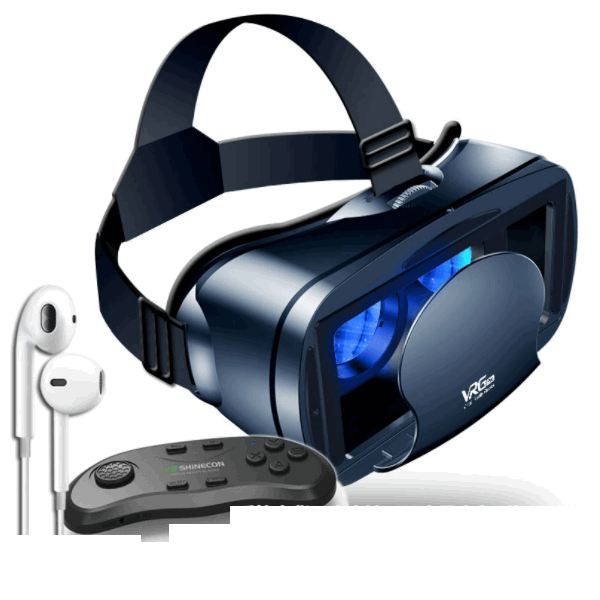 Blu-ray version of 3d VR glasses (Pro Blu-ray VR+B01 controller+headset)