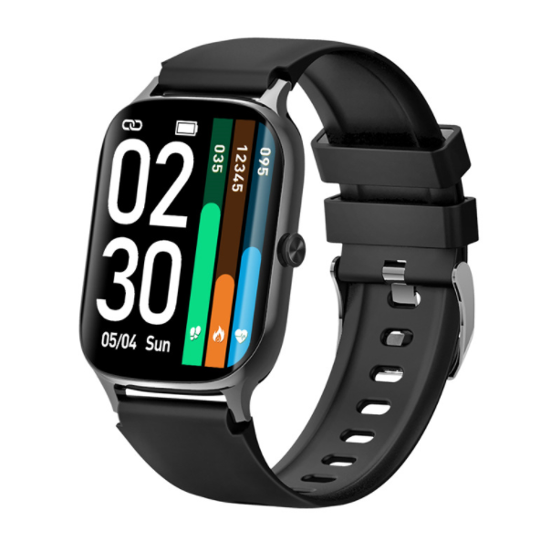 F37 Smart Bracelet Body Temperature, Heart Rate, Blood Pressure, Blood Oxygen, Sleep Monitoring, Pedometer Sports Watch (Black.)