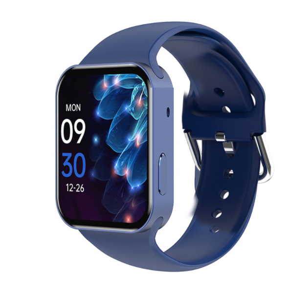 CW7 Smart Watch Wireless Custom Watch Face Bluetooth Call Heart Rate Multi Sports Mode Bracelet (Blue)