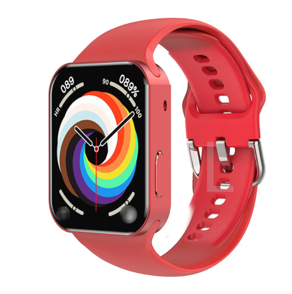 CW7 Smart Watch Wireless Custom Watch Face Bluetooth Call Heart Rate Multi Sports Mode Bracelet (Red)