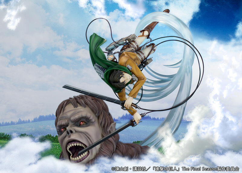 Scale Figure "里維 vs 獸之巨人 ver." TV Anime "Attack on Titan" "Levi vs Beast Titan ver." Complete Figure 