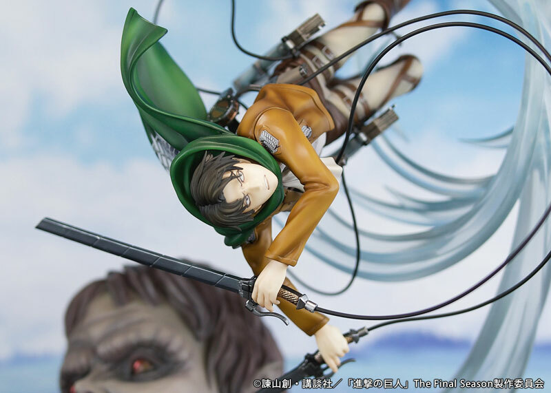 Scale Figure "里維 vs 獸之巨人 ver." TV Anime "Attack on Titan" "Levi vs Beast Titan ver." Complete Figure 