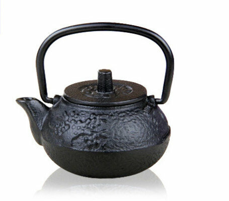 Hot recommended mini iron kettle (specifications: kettle width is about 7.2cm, spout diameter is about 3.6cm, handle height is about 7cm, bottom diameter is about 4.3cm, pot height is about 3.8cm (black size C)