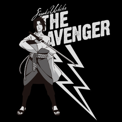 Cospa 0707 NARUTO疾風伝　ｻｽｹTｼｬﾂ　ﾌﾞﾗｯｸ BLACK