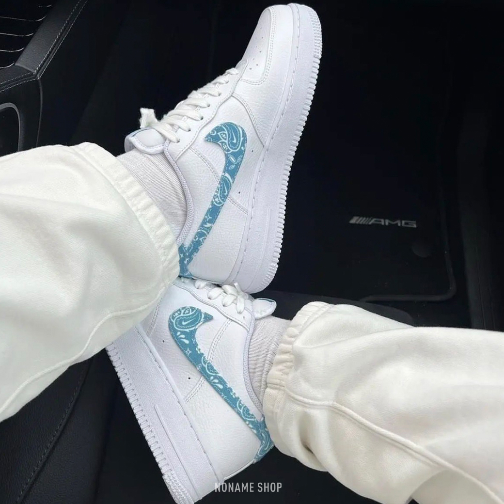 NIKE AIR FORCE 1 " BLACK PAISLEY " 變形蟲 兩色 (女款)