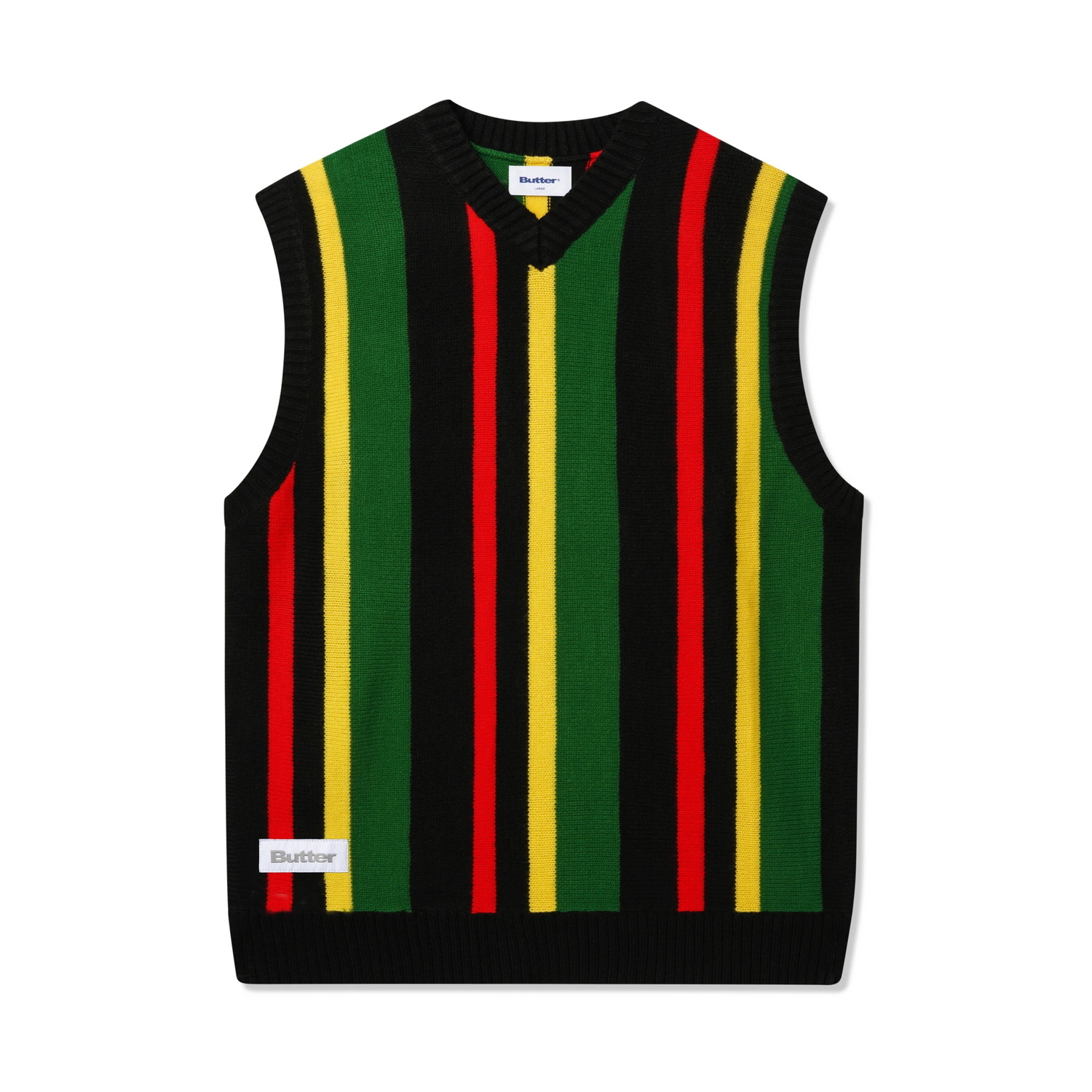 【車庫服飾】BUTTER GOODS Kingston Knit Vest / 針織直紋背心