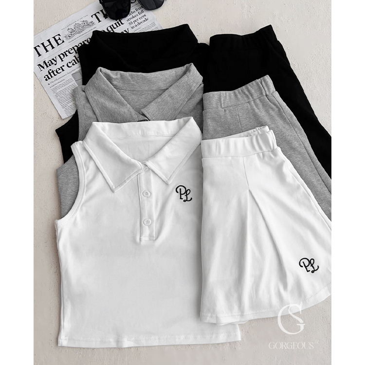 C71 現貨「刺繡Polo SET」