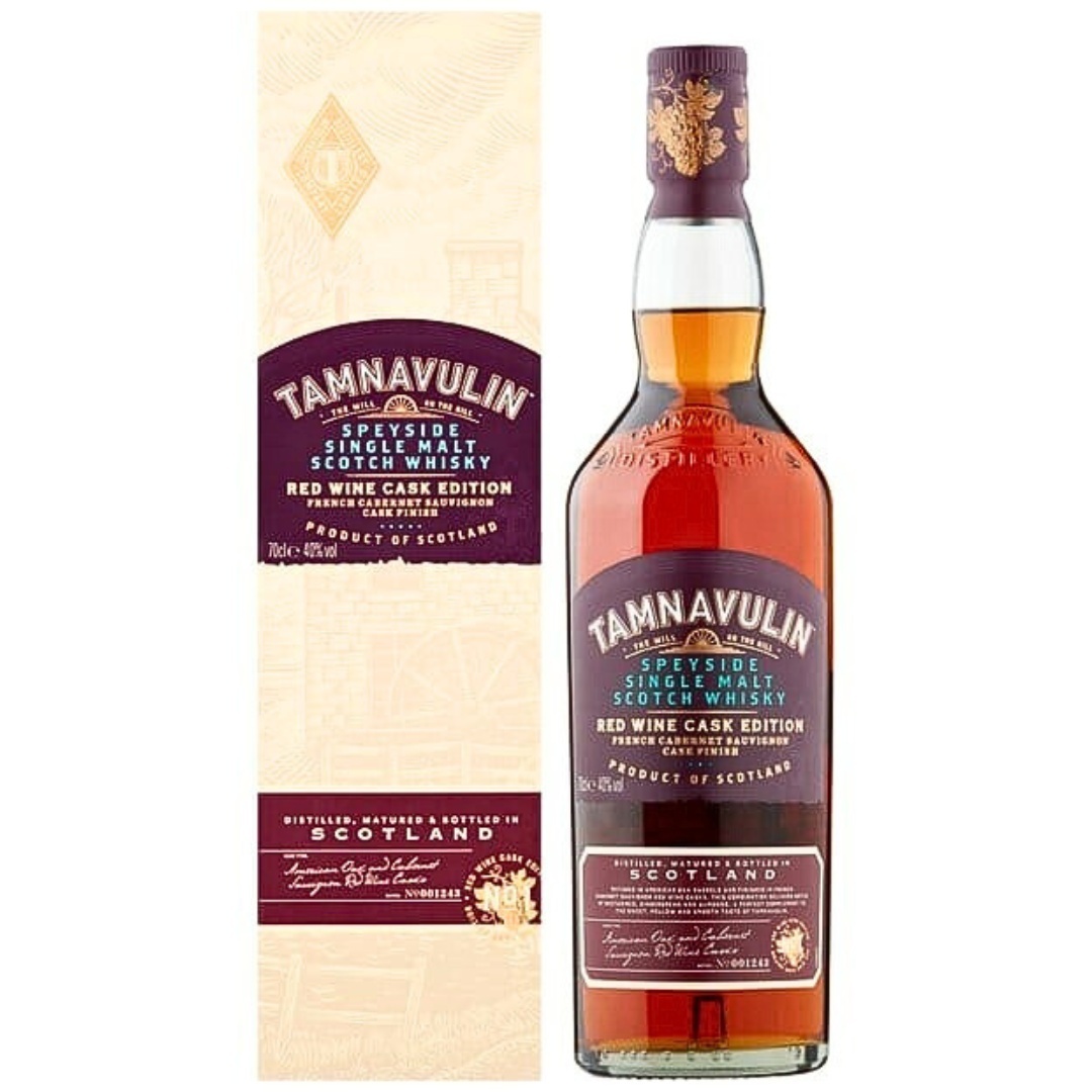 Tamnavulin Red Wine Cask Edition / French Cabernet Sauvignon Casks  Single Malt Whisky 700mL