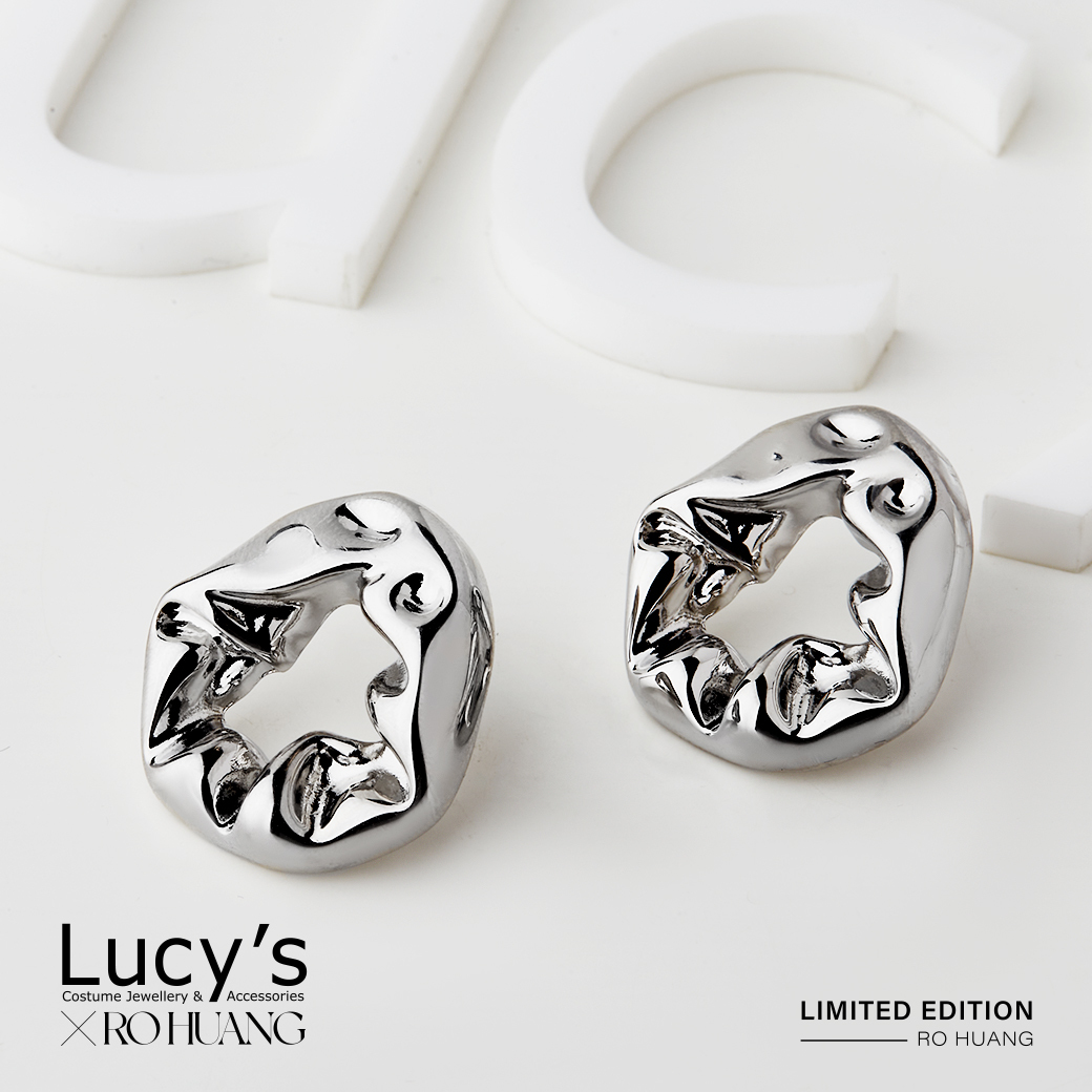 Lucy's X RO HUANG．耳環 (二色) (118415/118416)