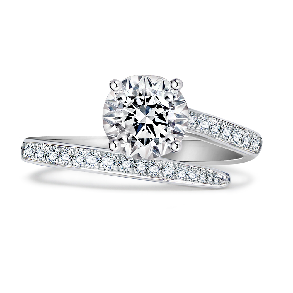 30分滿鑽流星鑽石戒指